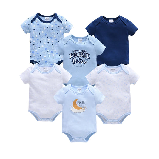 Lot de 3 Bodies Bébé Garçon en Coton – Confort Doux & Quotidien