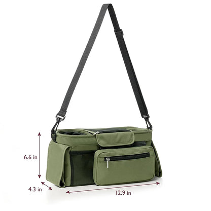 Sac Organisateur de Poussette Bébé – Grande Capacité avec Porte-Biberon et Poches Multifonctions
