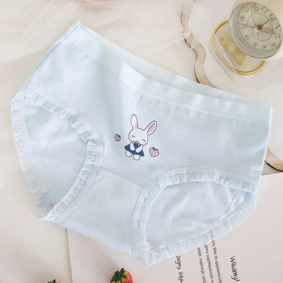 Lot de 2 Culottes Fille en Coton Doux – Confort Petit Trésor