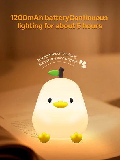 Veilleuse LED RGB Rechargable – Animaux Mignons (Tactile)