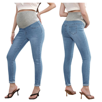 Jean de Maternité Évasé Premium – Confort & Style pour Future Maman