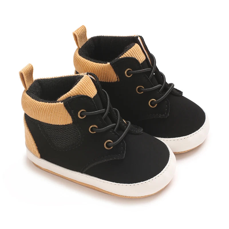Chaussures montantes bébé antidérapantes – Souples, confortables & stylées