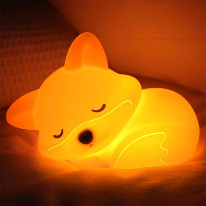 Veilleuse Renard Apaisante pour Bébé – Lumière Douce & Sommeil Paisible
