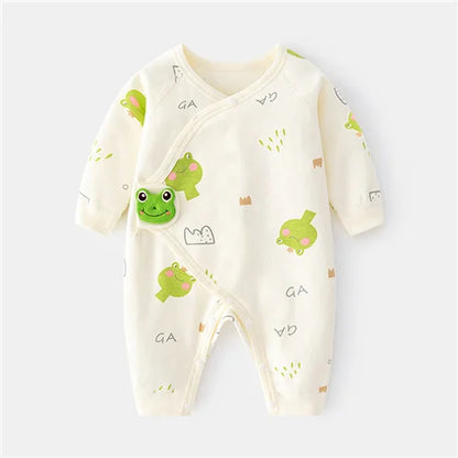 Barboteuse Douce Rêverie™ – Combinaison Bébé en Coton Confort (0–6 mois)