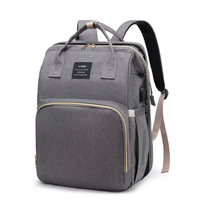 Sac à Dos Bébé avec Lit Pliable Intégré – Sac à Langer Multifonction pour Parents