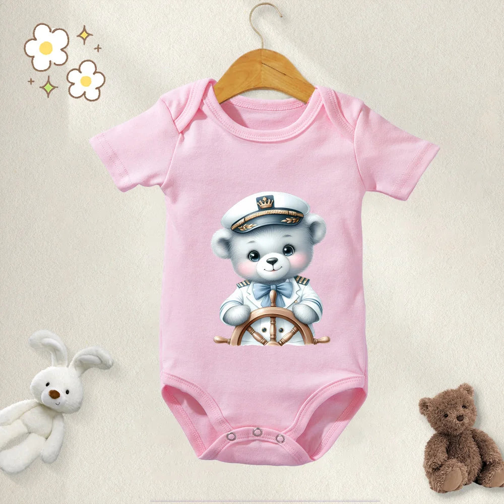 Body Bébé Petit Marin – Onesie Doux 100 % Coton