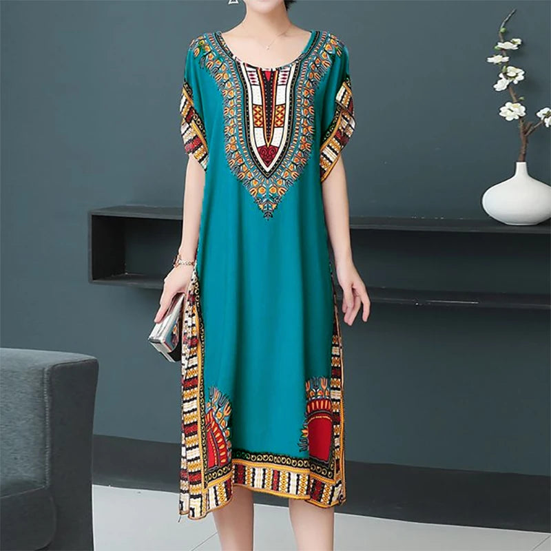 Robe de maternité bohème chic – Confort & élégance