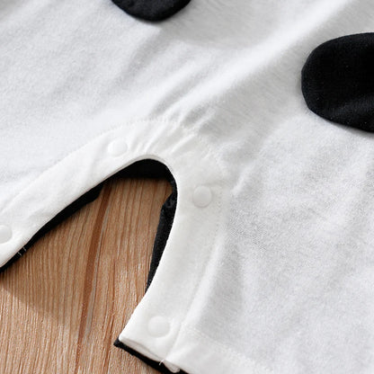 Ensemble Bébé Pingouin Été – Combinaison en Coton Doux Unisexe 0-12 Mois