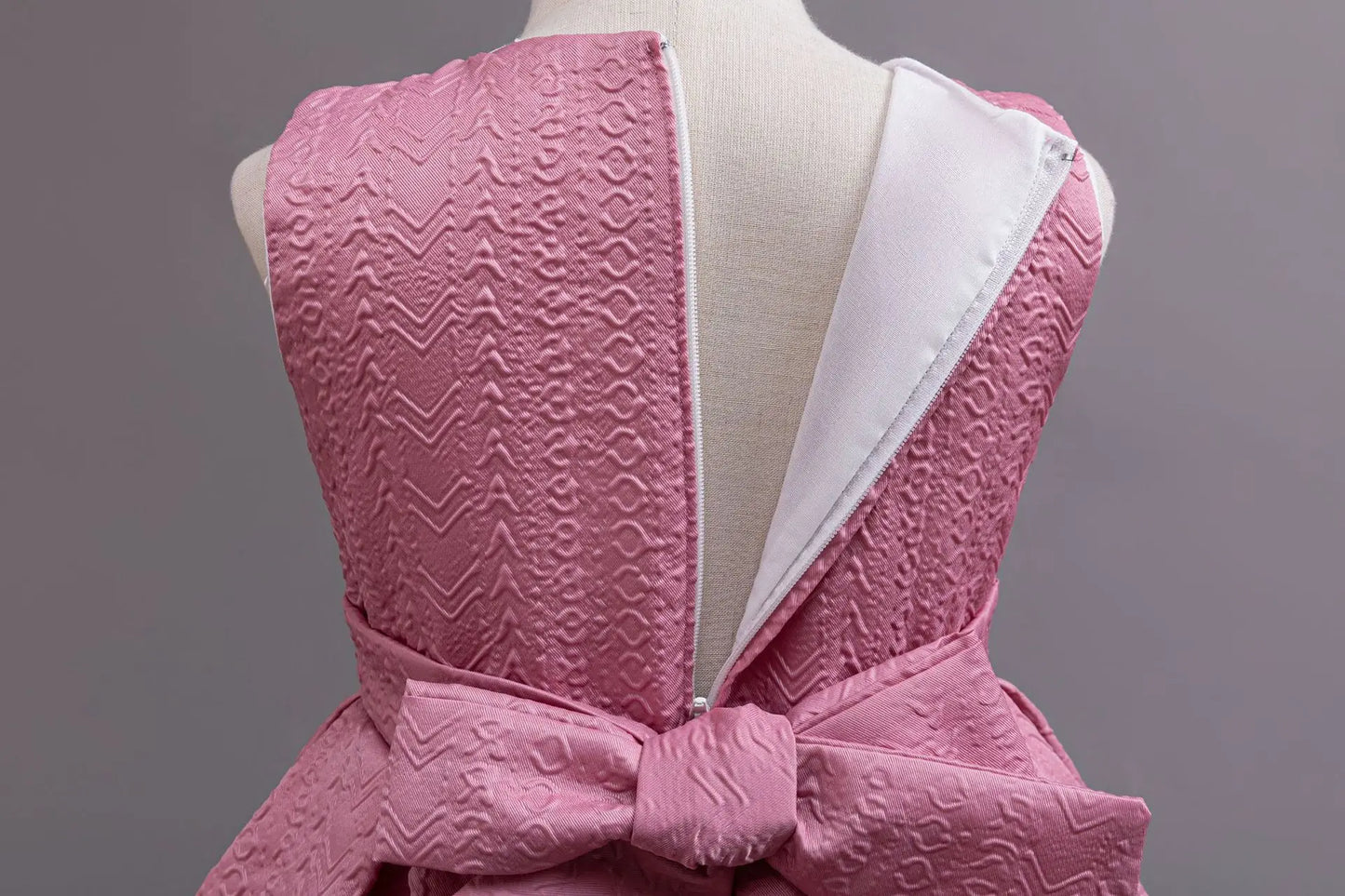 Robe Princesse Élégante Fille – Manches Longues avec Sac Assorti