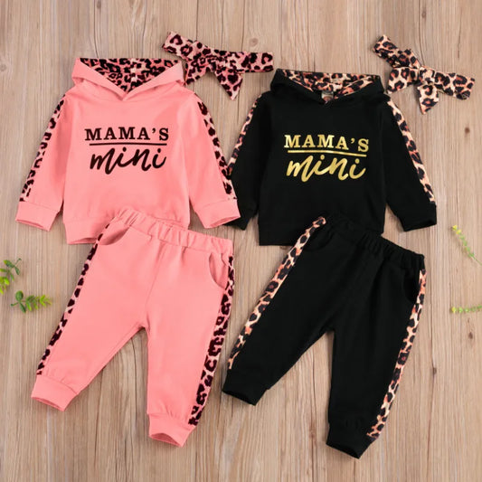 Ensemble bébé 3 pièces confortable – Sweat à capuche, pantalon & bandeau assorti (0 à 24 mois)