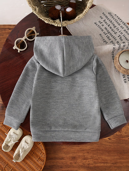 Sweat-shirt à capuche bébé garçon “MAMA’S BOY” | Haut seul, doux et confortable