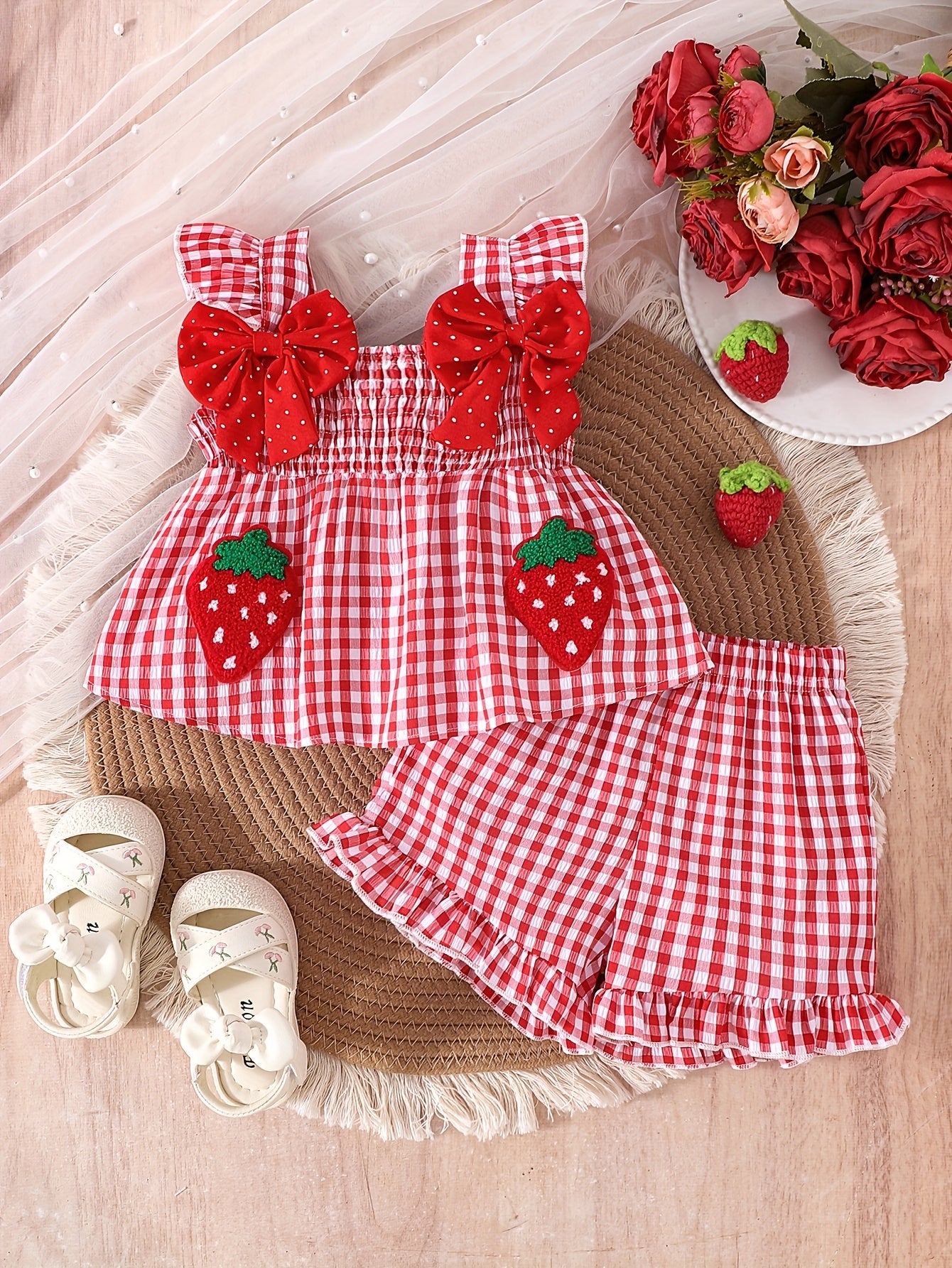 Ensemble fraise adorable – Petite Gourmandise d’Été