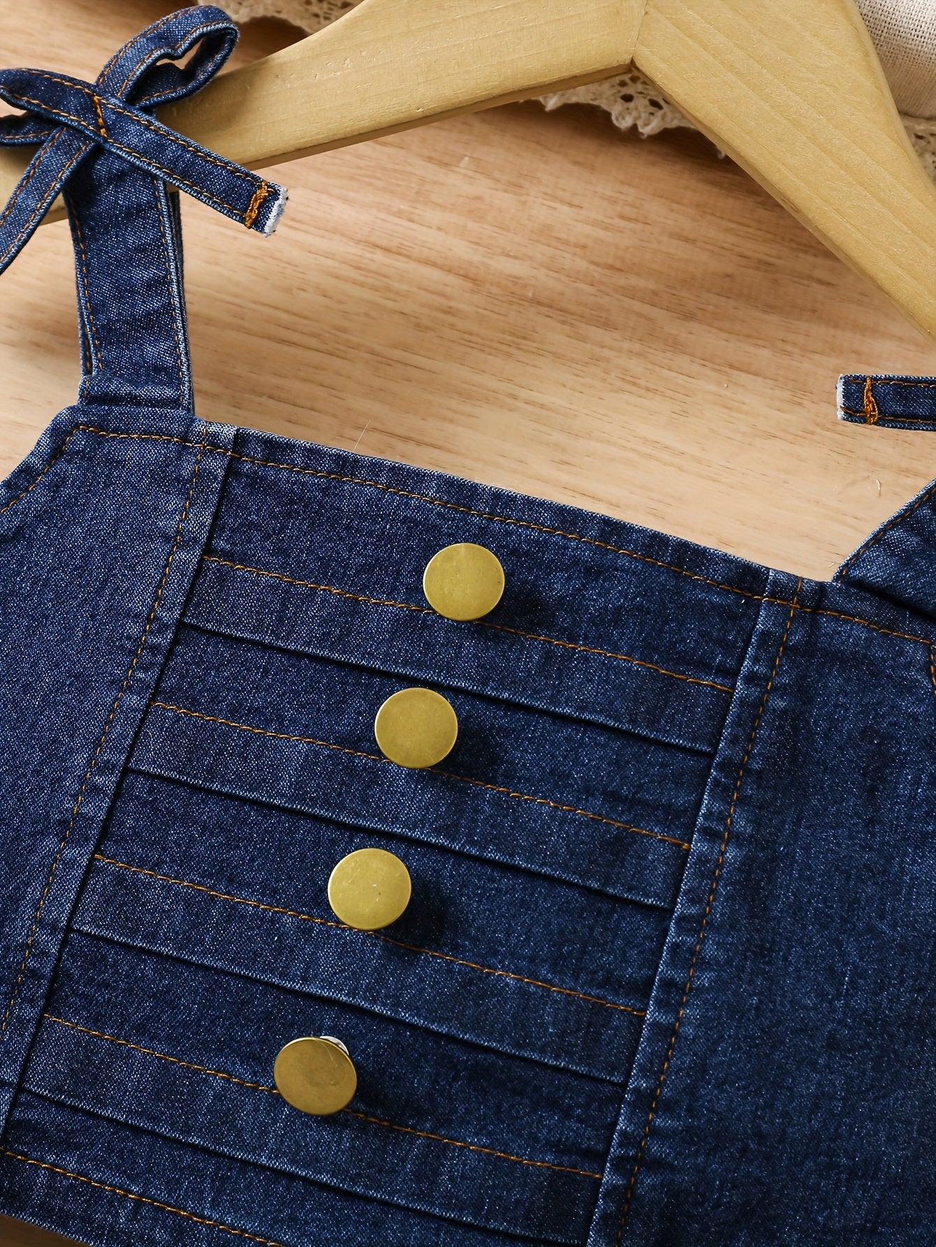 Ensemble jupe & haut en denim – Petite Demoiselle Chic