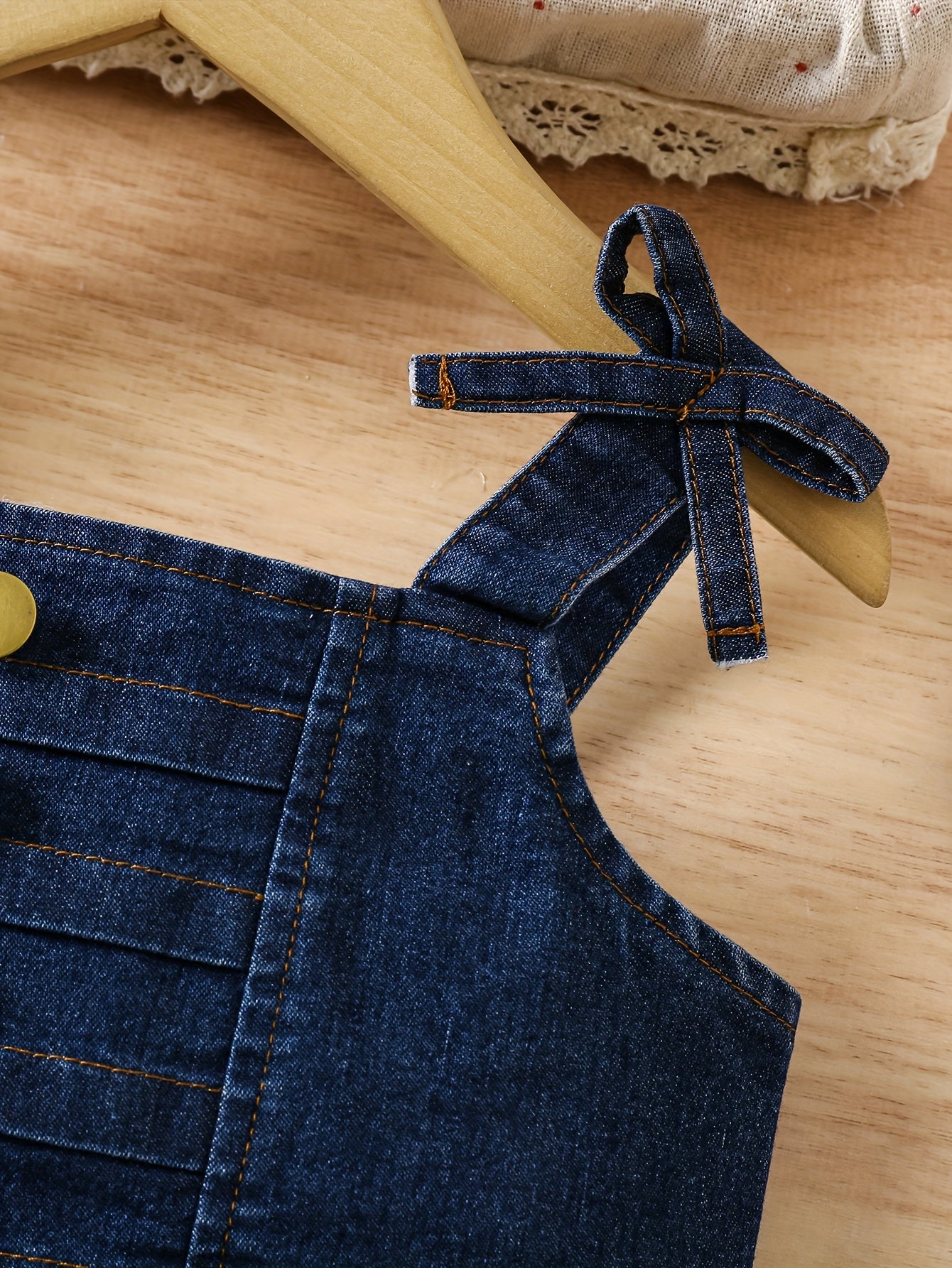 Ensemble jupe & haut en denim – Petite Demoiselle Chic