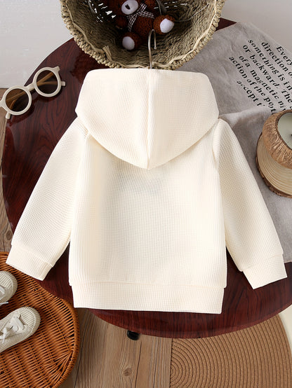 Sweat-shirt à capuche bébé garçon “MAMA’S BOY” | Haut seul, doux et confortable